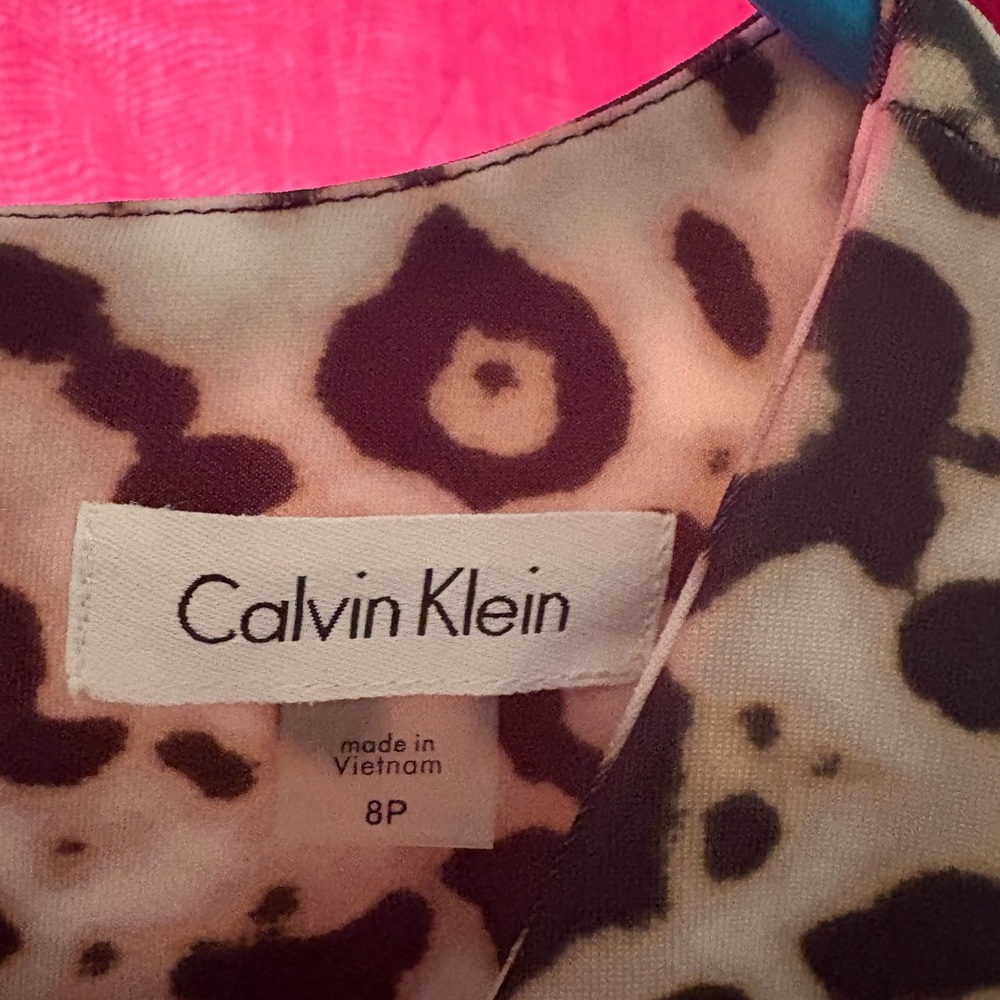Calvin Klein Animal Print Dress